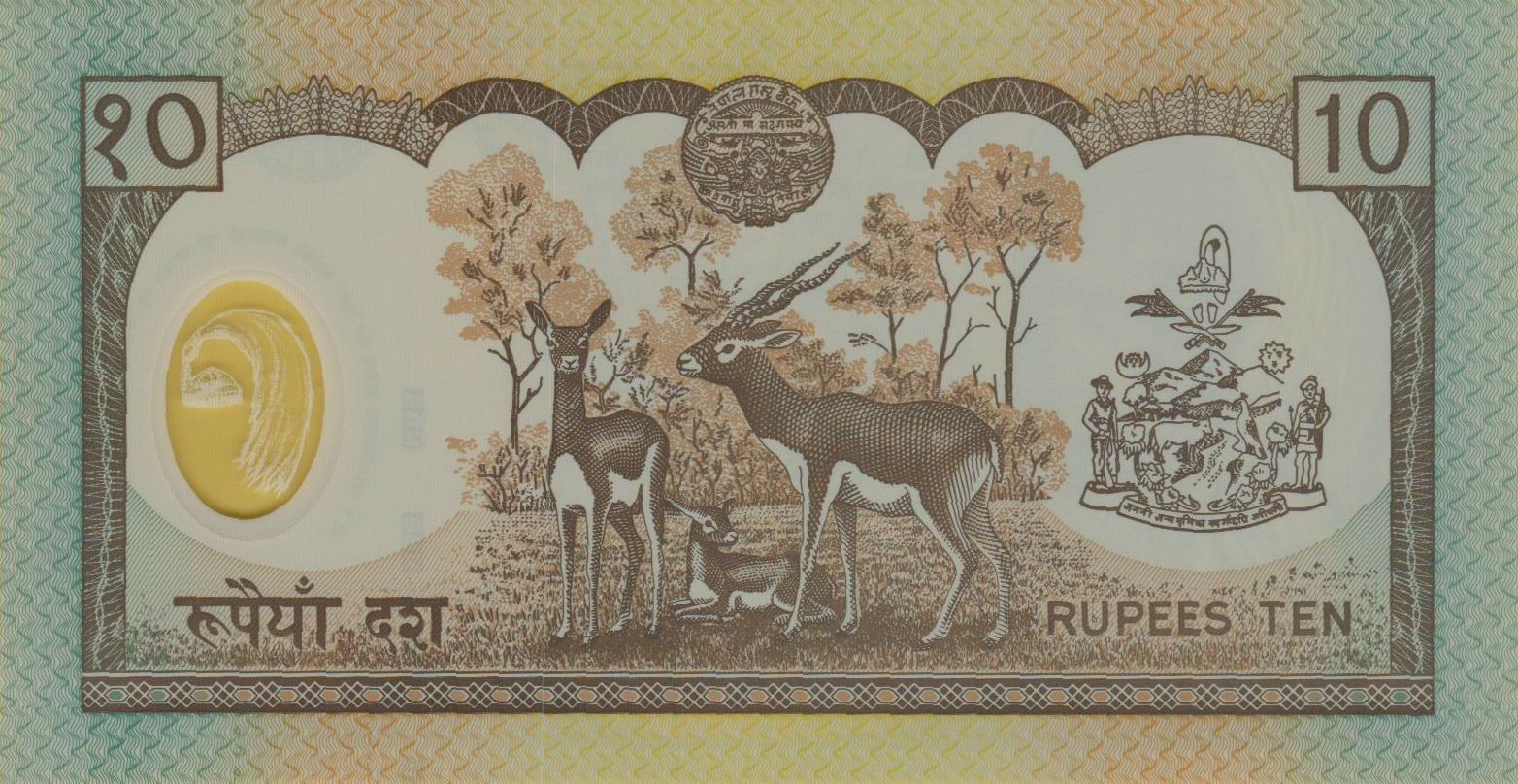 Nepal 10 2001 UNC P-45/a